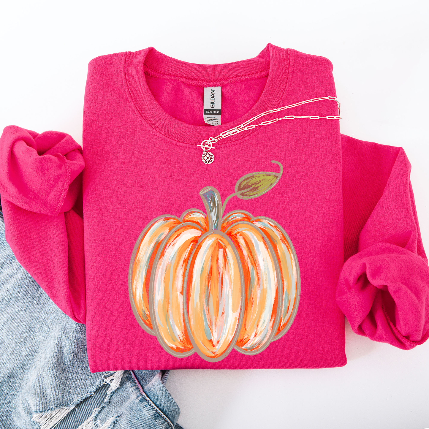 Watercolor Pumpkin Autumn Sweatshirt Refinery Number One