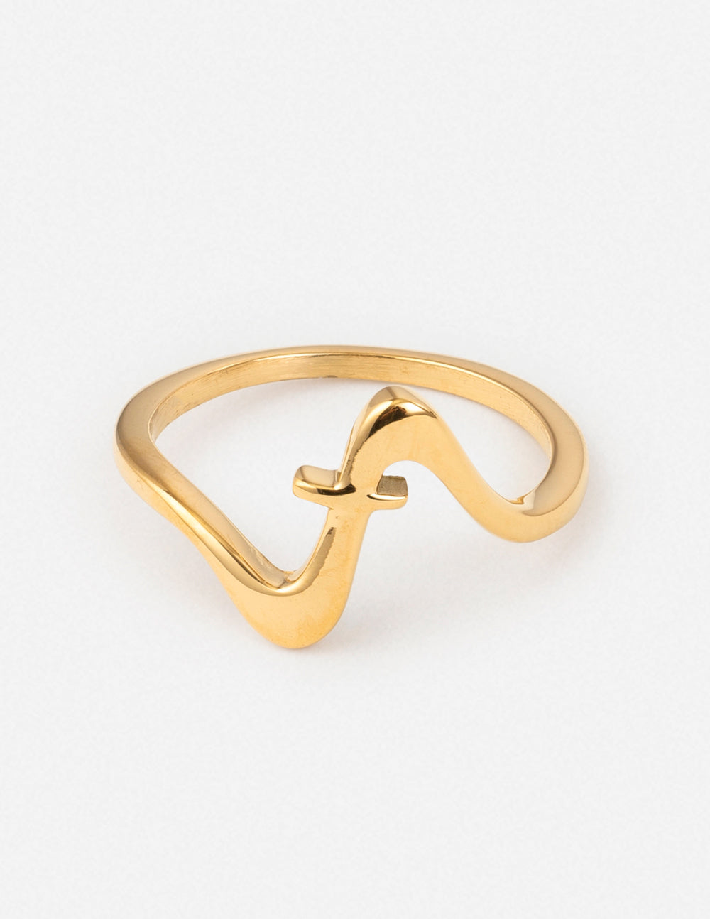 Wavy Cross Ring Religious Jewelry Elevated Faith
