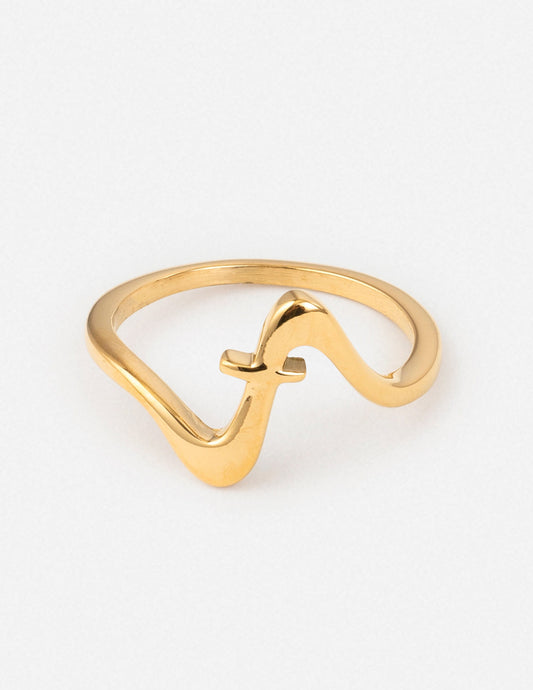 Wavy Cross Ring Religious Jewelry Elevated Faith