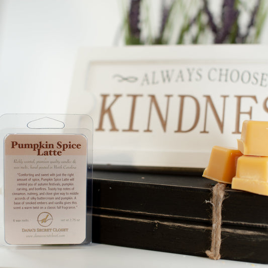 Pumpkin Spice Latte Scented Wax Melts Dana's Secret Closet