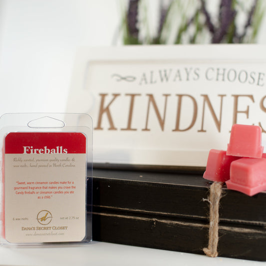Fireball Cinnamon Wax Melts Soy Wax Cubes