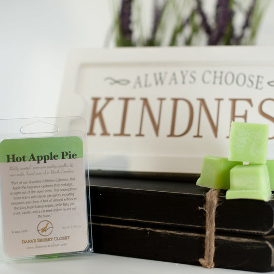 Hot Apple Pie Scented Wax Melt Grandma's Kitchen Collection