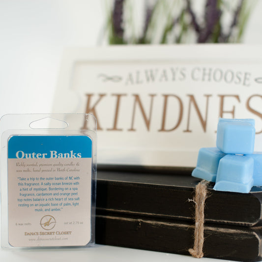 Outer Banks Salted Ocean Breeze Wax Melts by Dana's Secret Closet