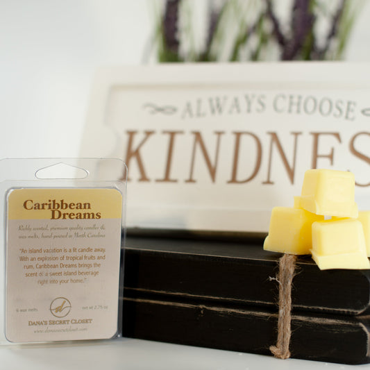 Caribbean Dreams Tropical Wax Melt Soy Paraffin