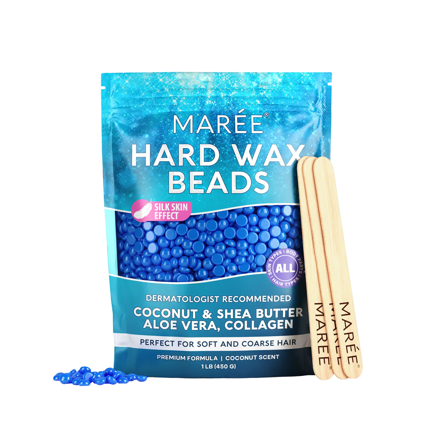 Hard Wax Beads Gentle Formula Hair Removal Maree