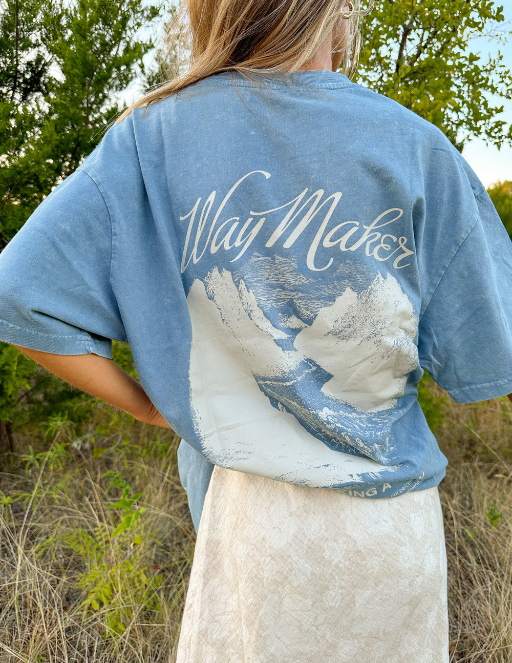 Way Maker Bluestone Oversized Unisex Tee
