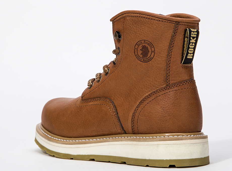 Men's Wedge Water Resistant Safety Work Boots ROCKROOSTER
