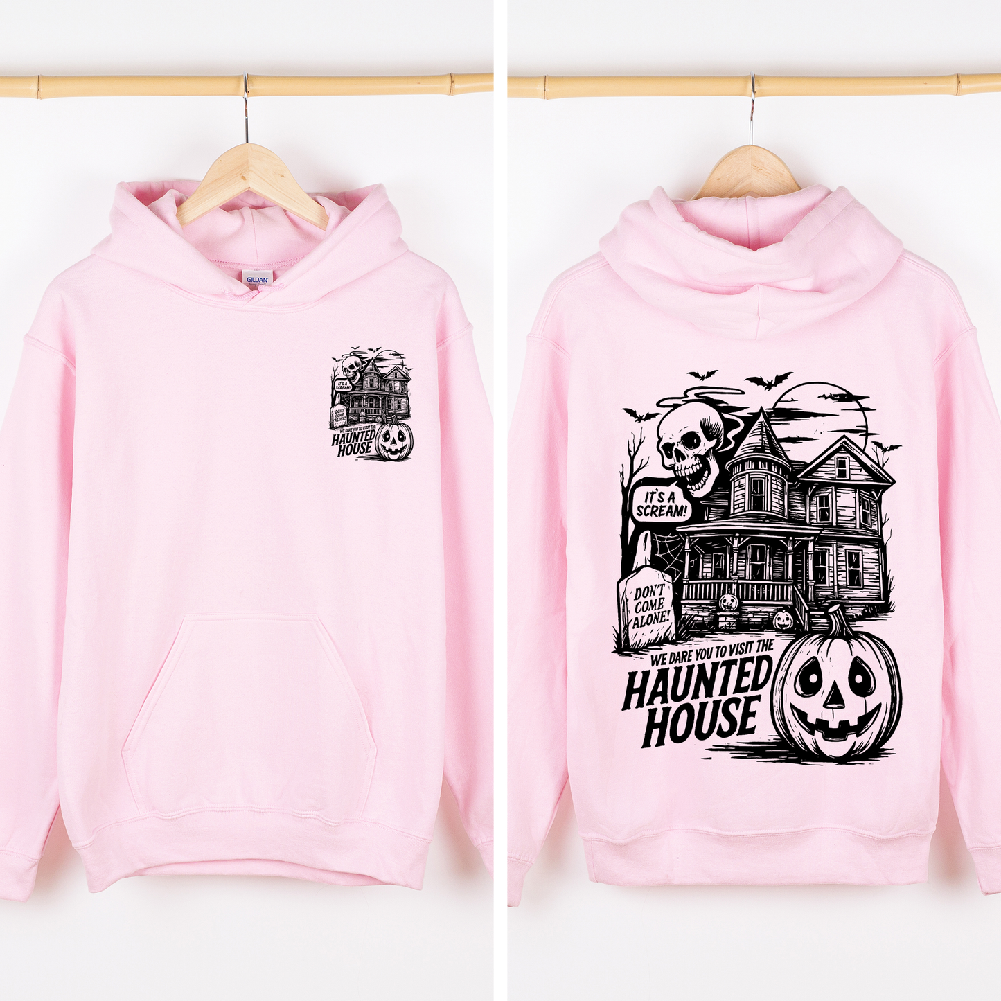 Halloween Spooky Pumpkin Graphic Hoodie Hooded Sweatshirt Refinery Number One
