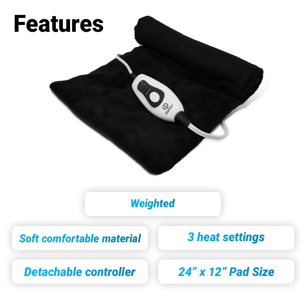Weighted Heating Pad with iReliev Technology