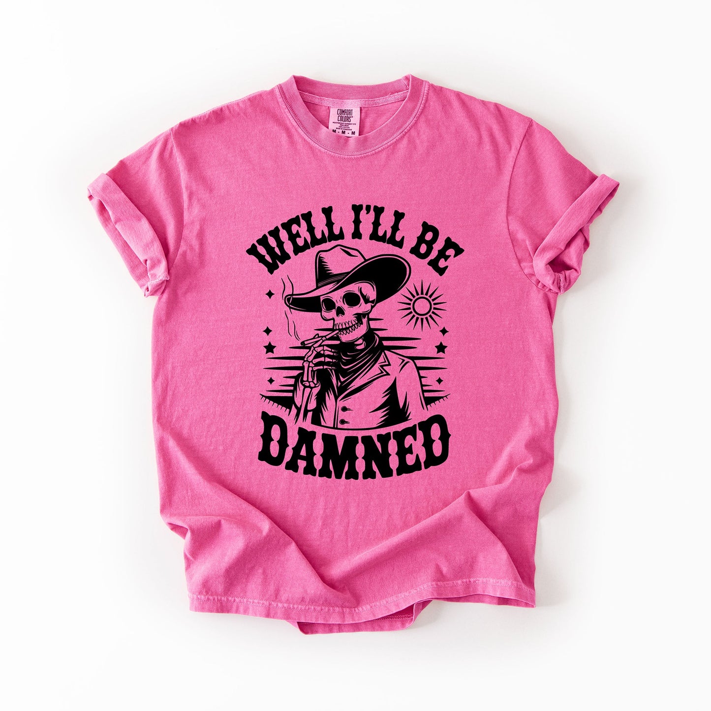 Halloween Funny Skeleton Comfort Colors T-Shirt Refinery Number One