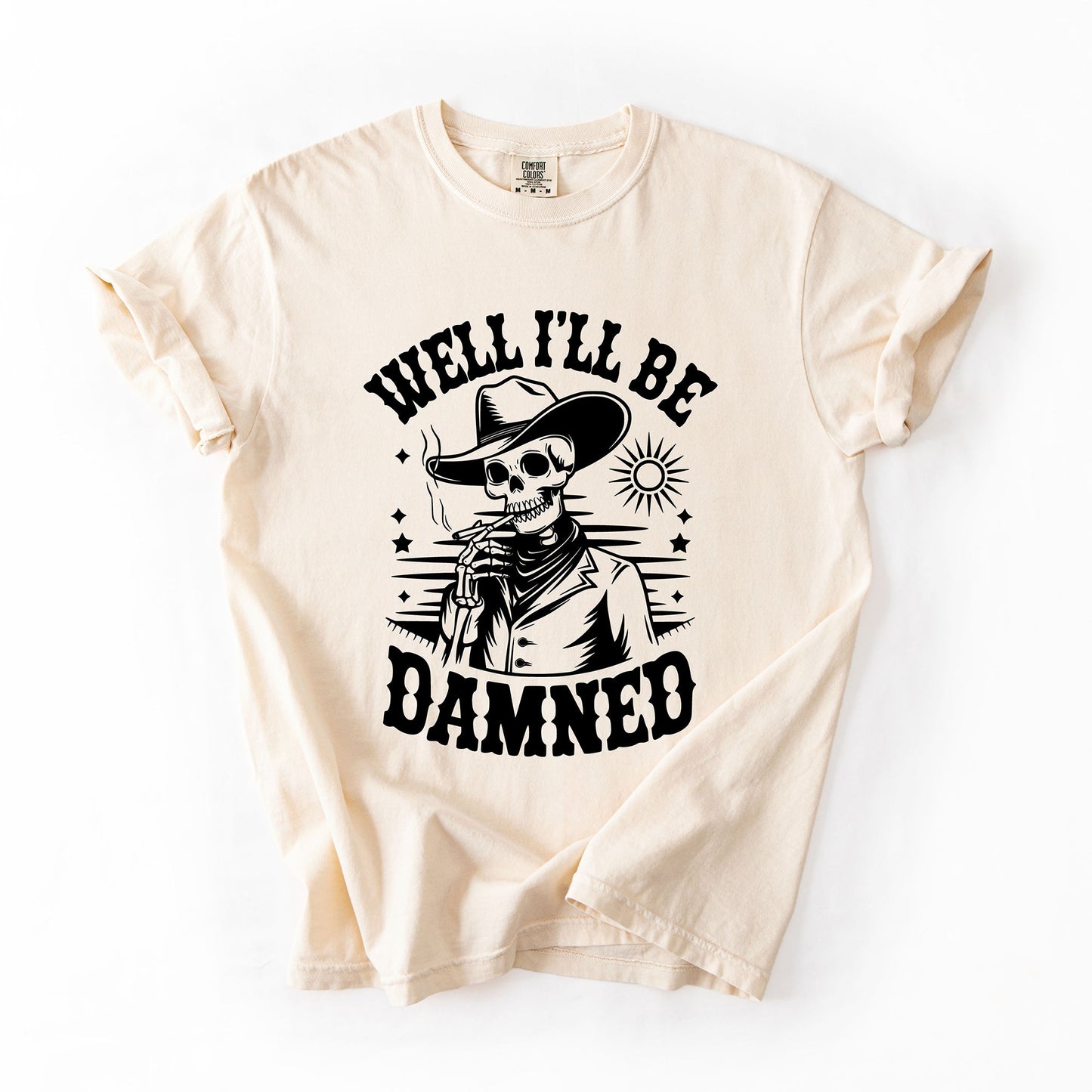 Halloween Funny Skeleton Comfort Colors T-Shirt Refinery Number One