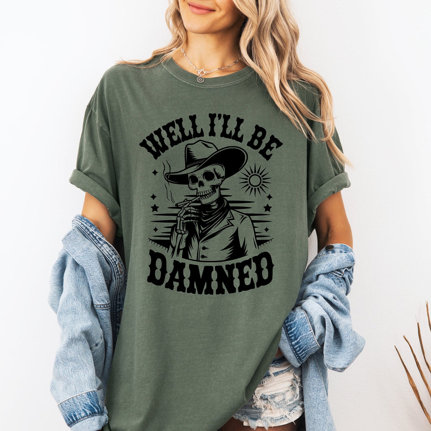 Halloween Funny Skeleton Comfort Colors T-Shirt Refinery Number One