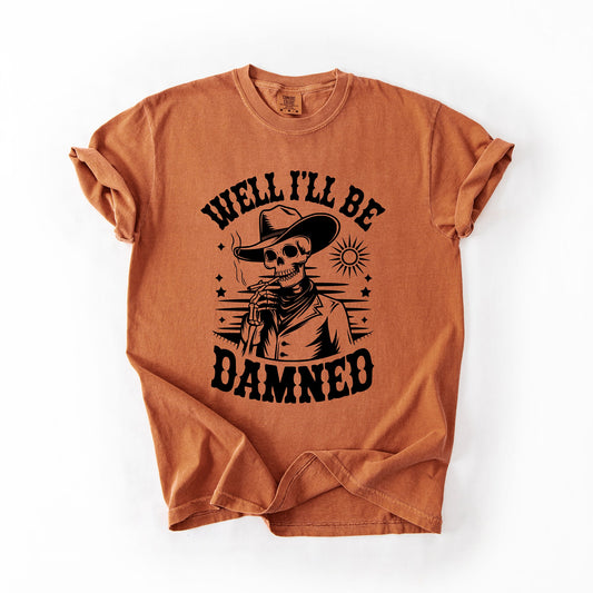 Halloween Funny Skeleton Comfort Colors T-Shirt Refinery Number One