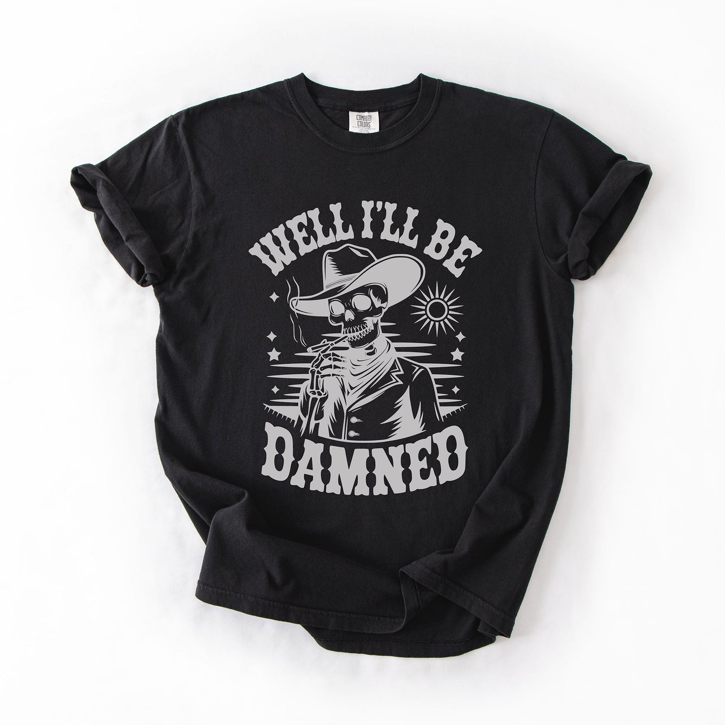 Halloween Funny Skeleton Comfort Colors T-Shirt Refinery Number One