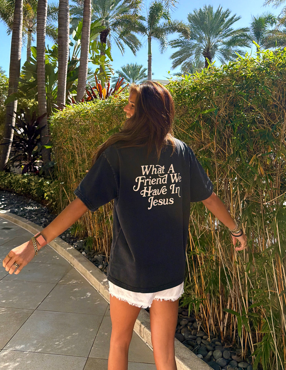 What a Friend in Jesus Heavyweight Cotton Tee