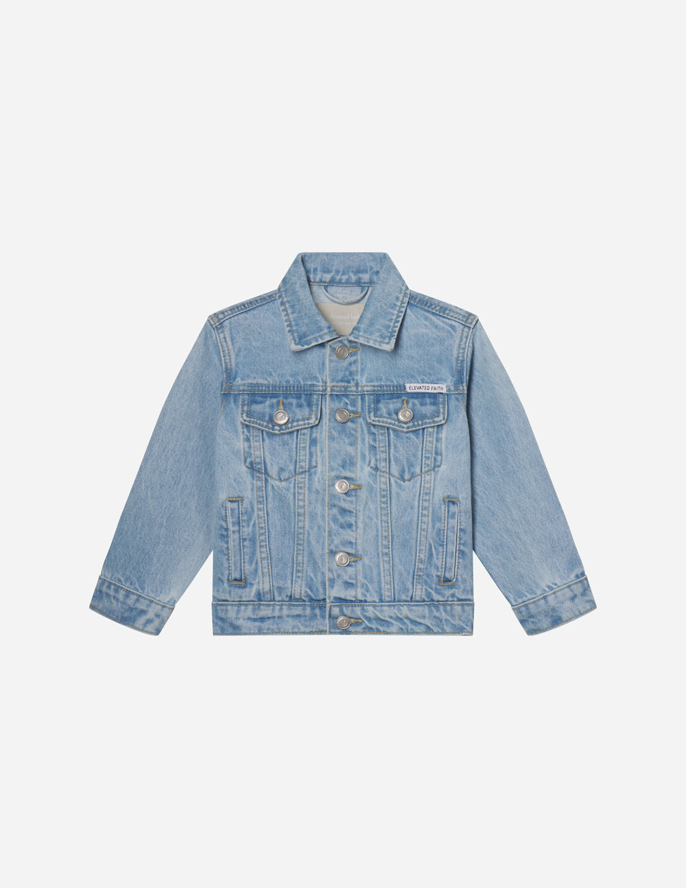 Kids Denim Jacket Heavyweight Regular Fit What a Friend in Jesus
