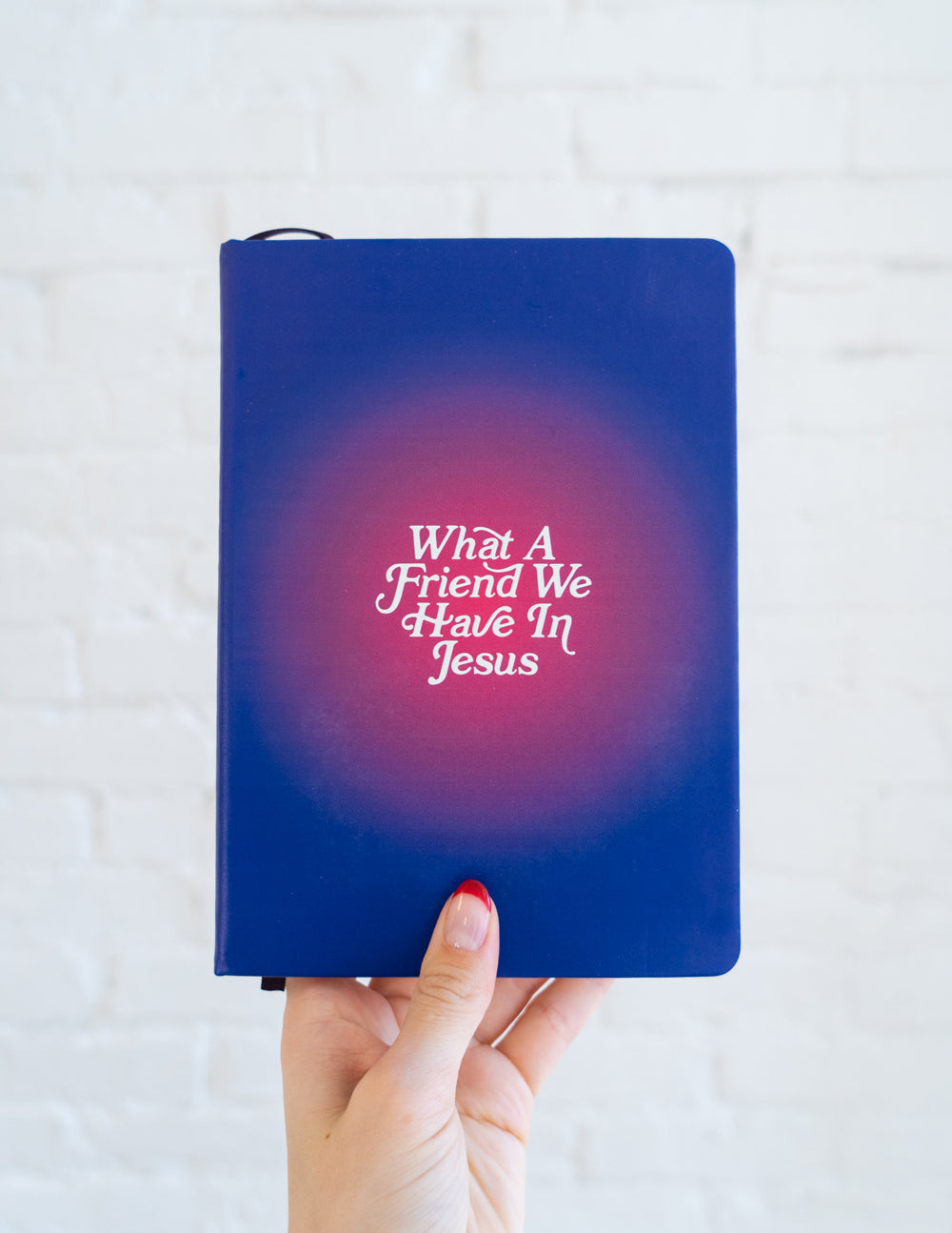 What a Friend in Jesus Lined Vegan Leather Planner