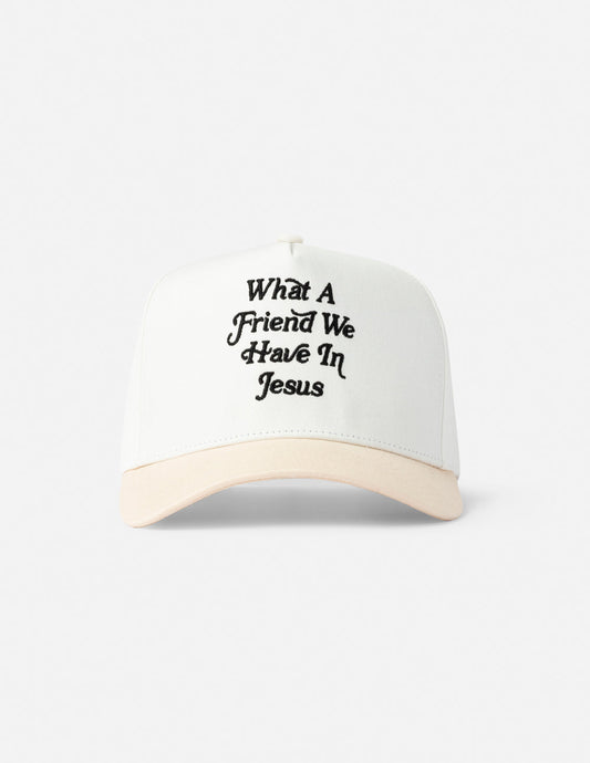 What a Friend in Jesus 100% Cotton Trucker Hat