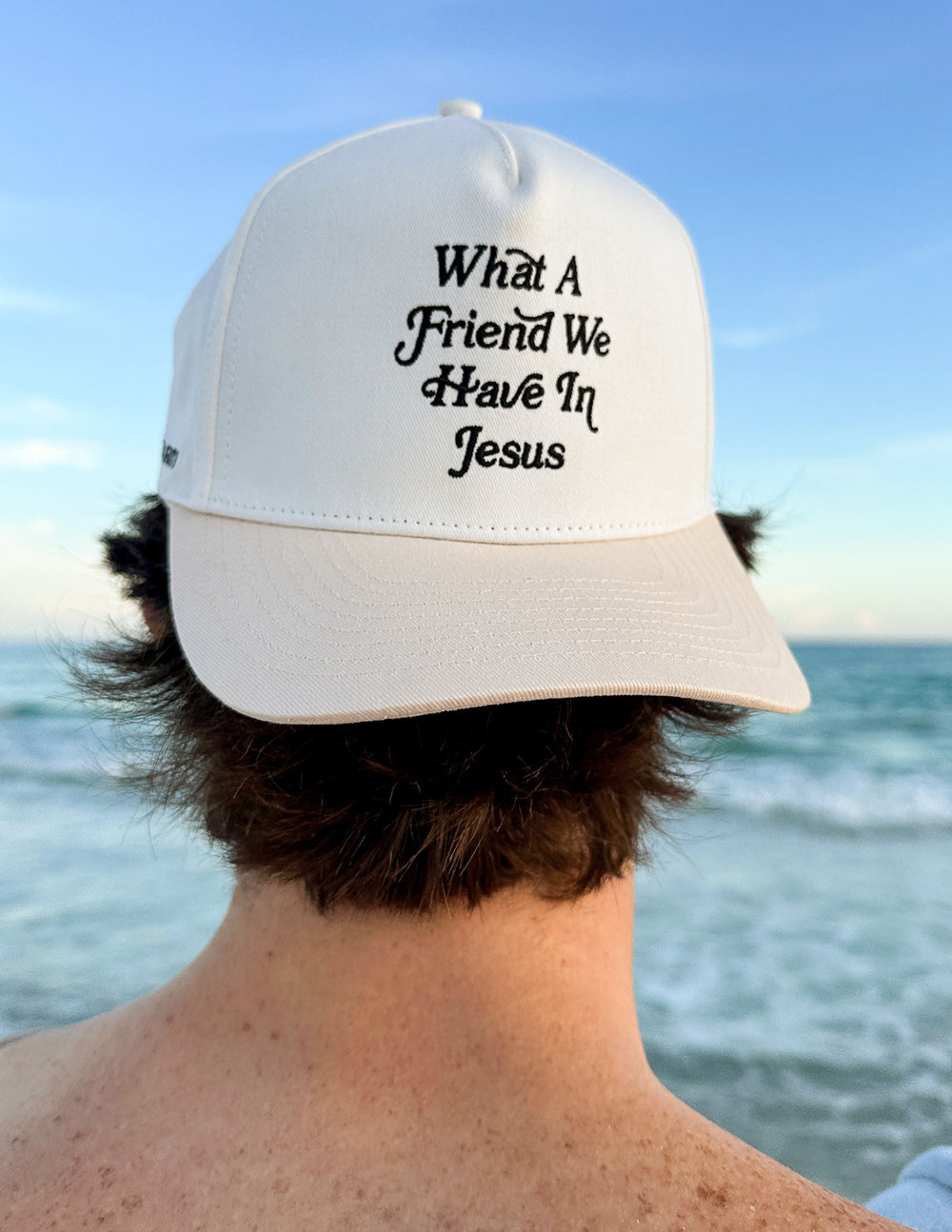 What a Friend in Jesus 100% Cotton Trucker Hat