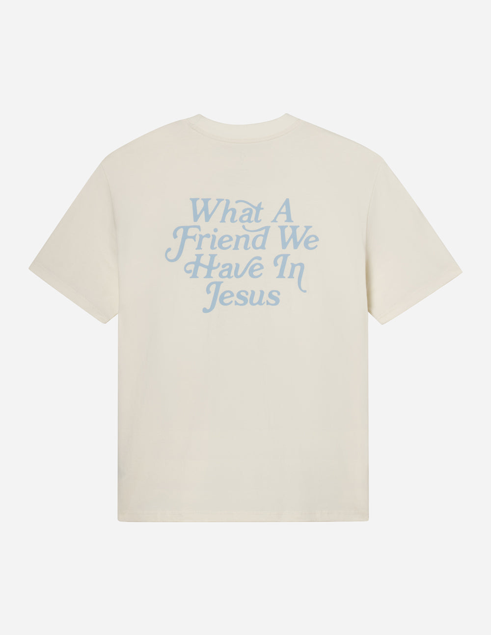 What a Friend in Jesus Ivory Unisex Tee
