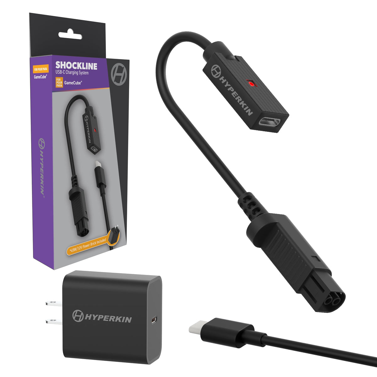 ShockLine Type-C USB Power Supply - 45W/12V