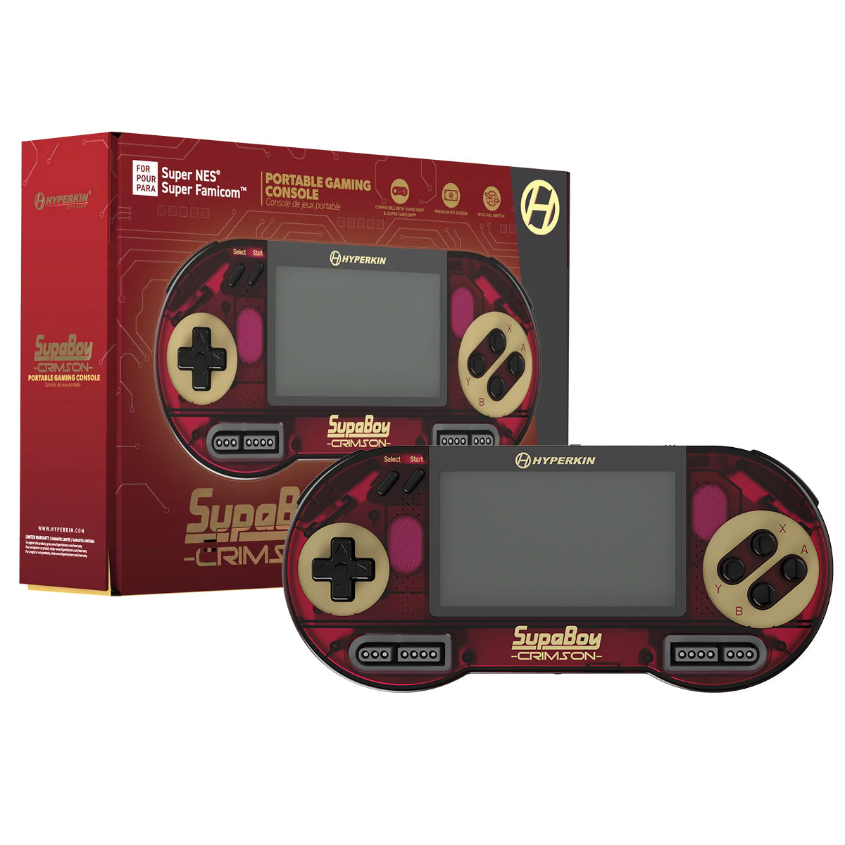 SupaBoy Portable - Crimson