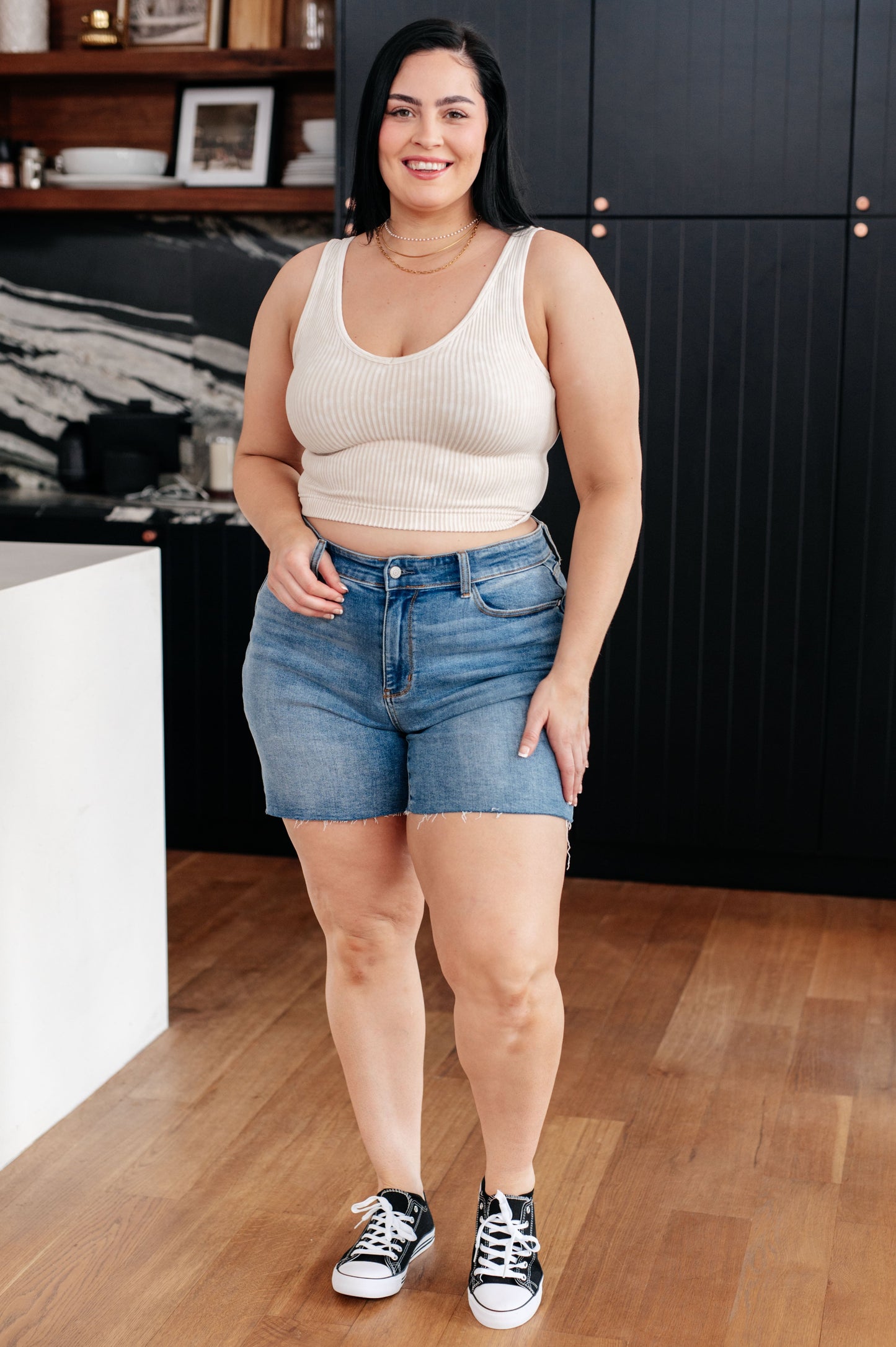 Willa High Rise Light Wash Cutoff Shorts Judy Blue