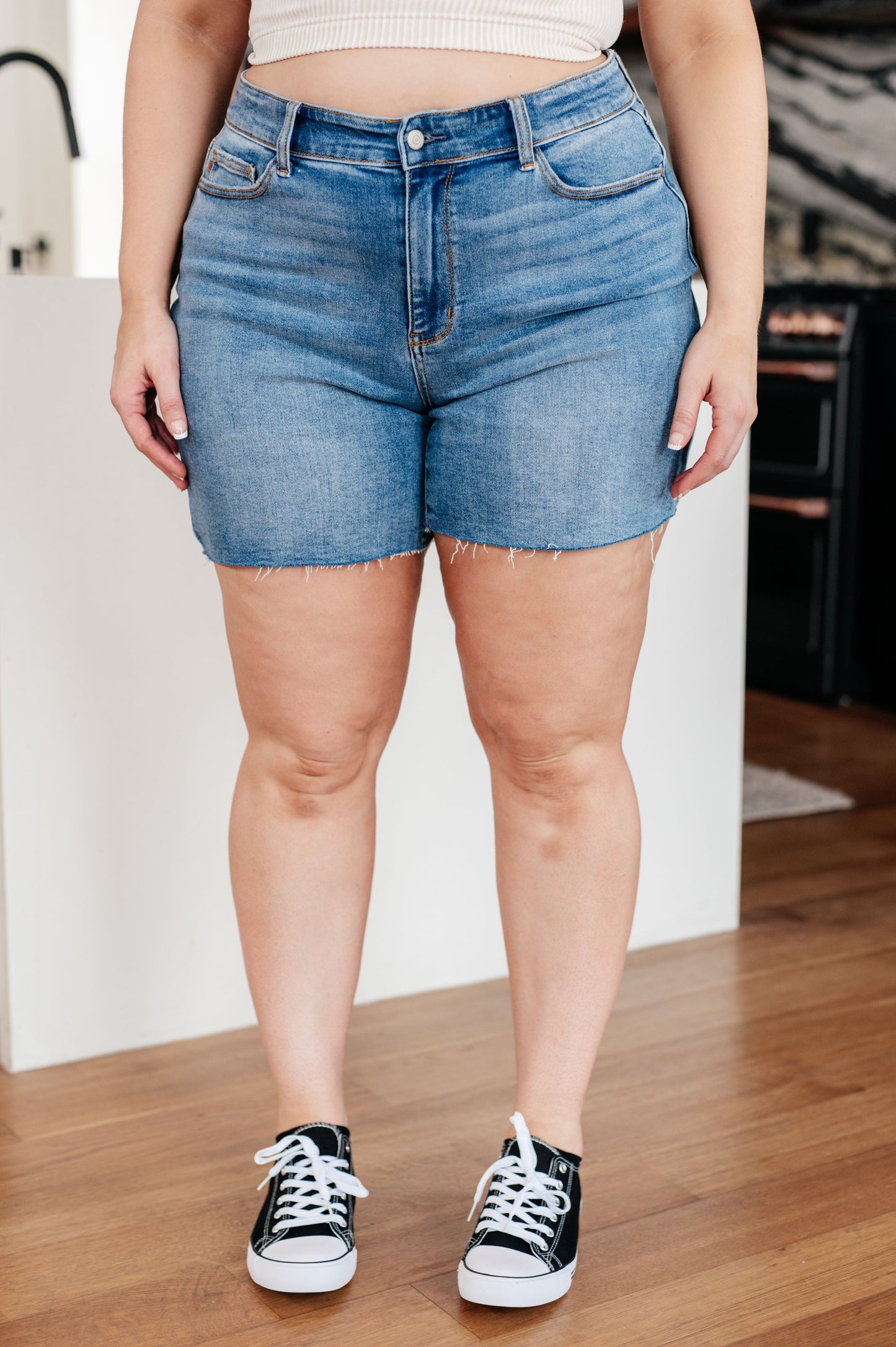 Willa High Rise Light Wash Cutoff Shorts Judy Blue