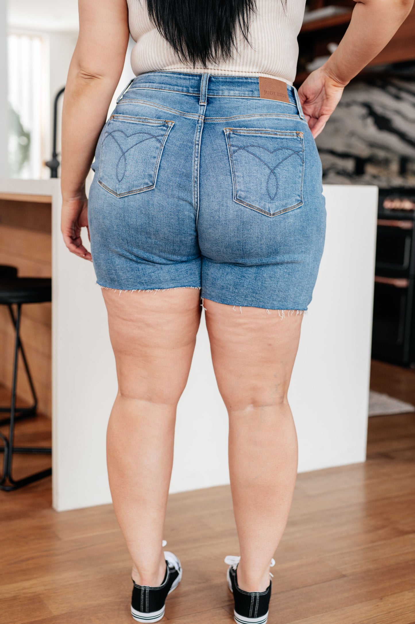 Willa High Rise Light Wash Cutoff Shorts Judy Blue
