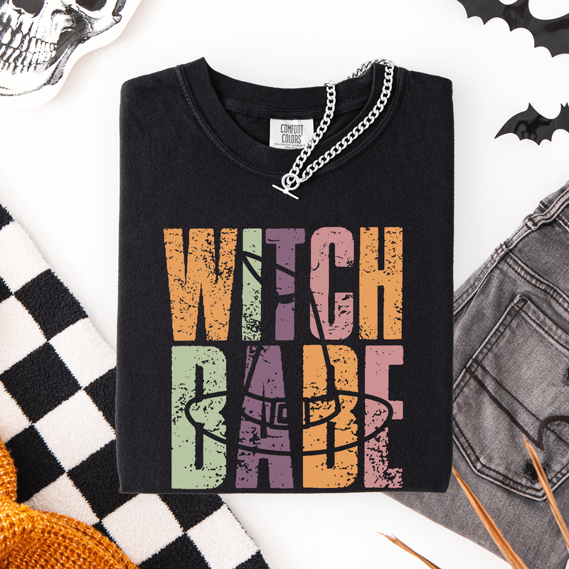 Witch Babe Halloween Mood Vibes Comfort Colors T-Shirt Refinery Number One