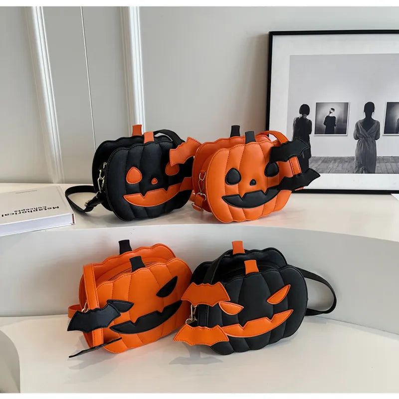 Halloween Pumpkin Crossbody Bag