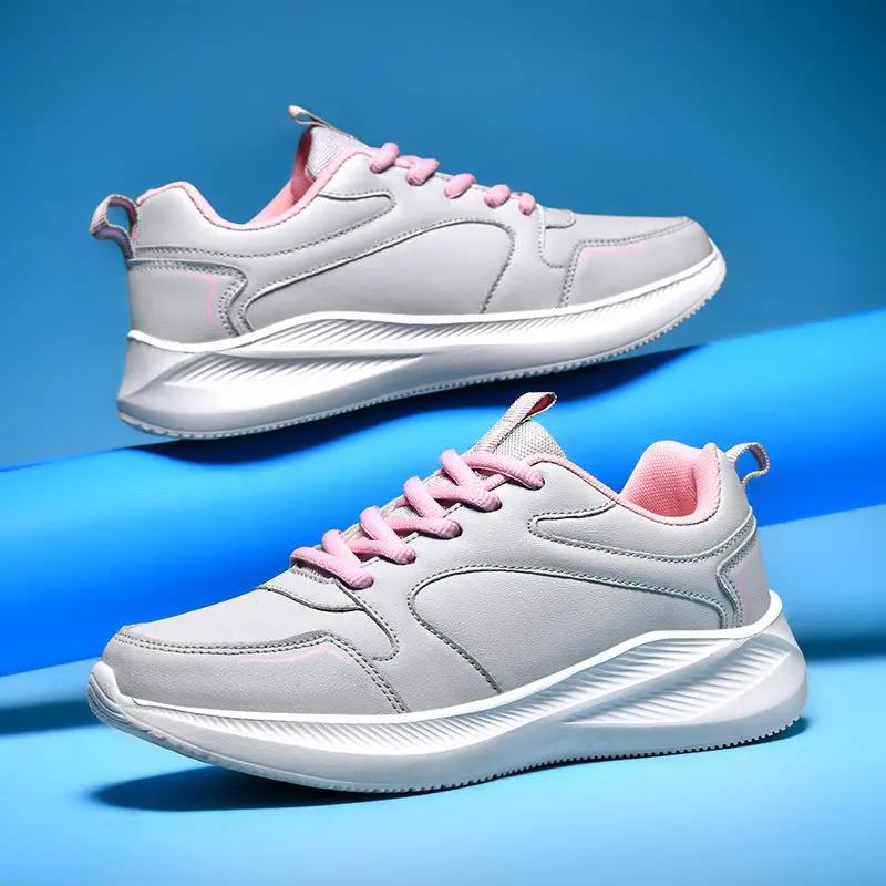 Women’s Waterproof Leather Casual Sneakers