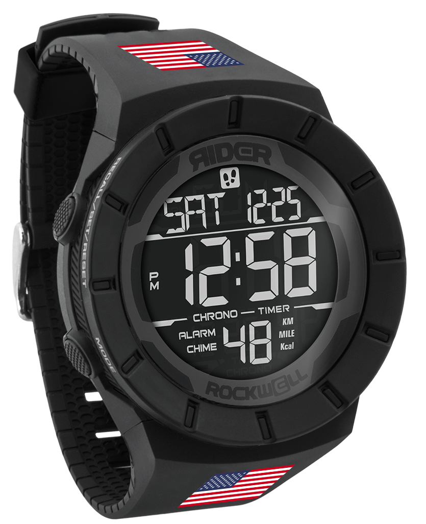 Flags of The World Edition Phantom Black Digital Watch Coliseum Fit™