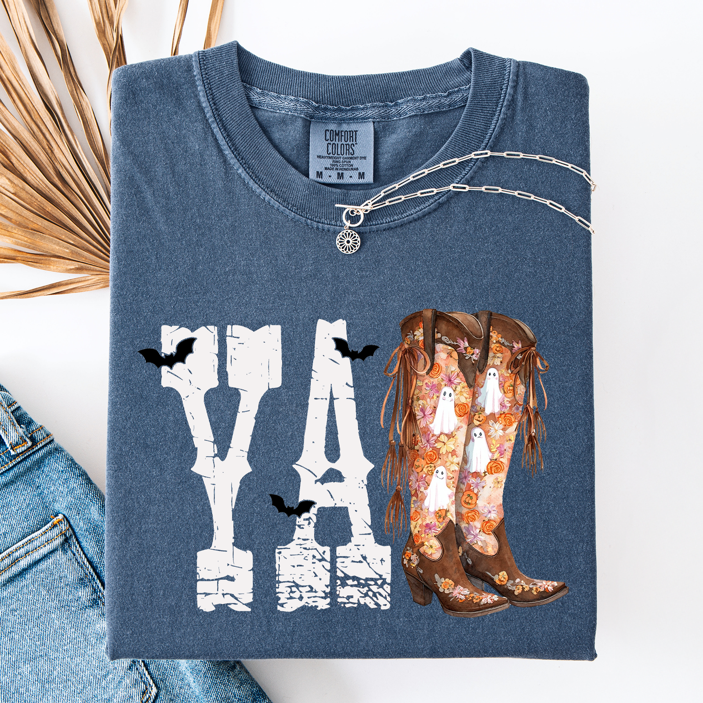 Y'all, Cowboy Boots, Western, Halloween, Autumn, Fall, Comfort Colors T-Shirt