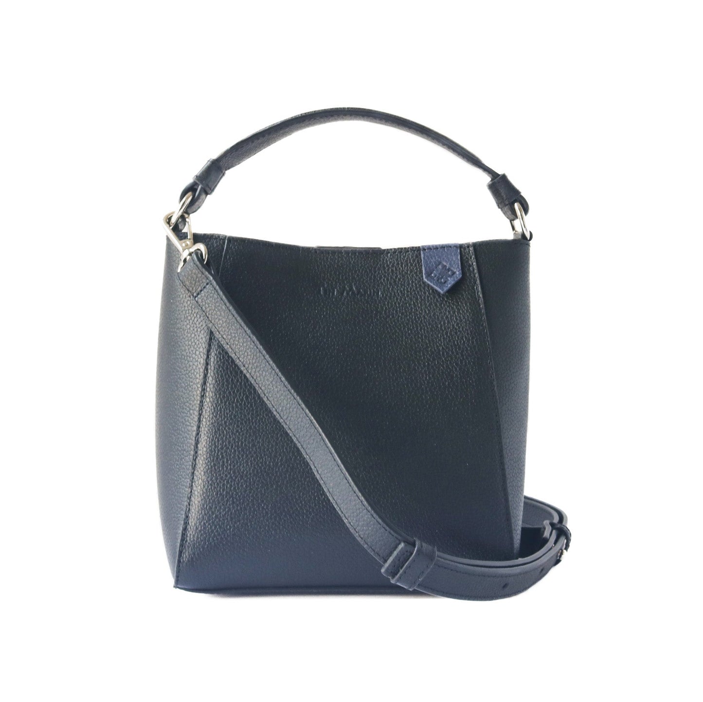 Yaya Leather Durable Bucket Bag Tin Marin