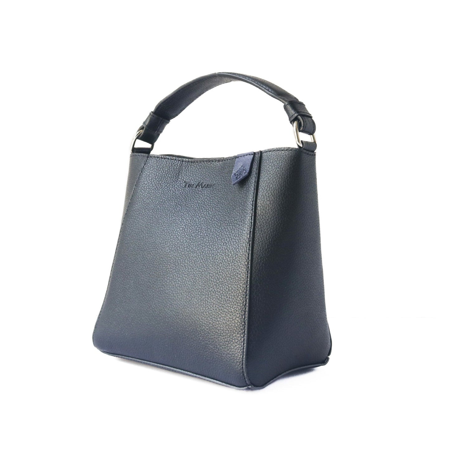 Yaya Leather Durable Bucket Bag Tin Marin