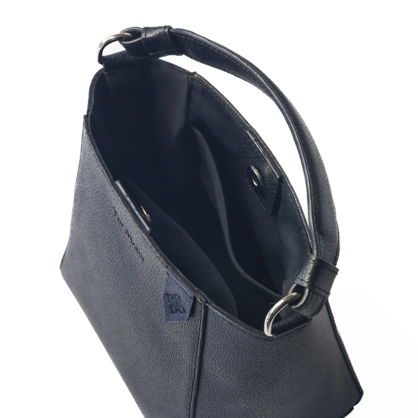 Yaya Leather Durable Bucket Bag Tin Marin