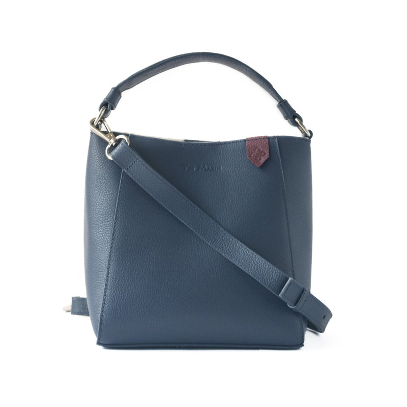 Leather Durable Bucket Bag Tin Marin Yaya