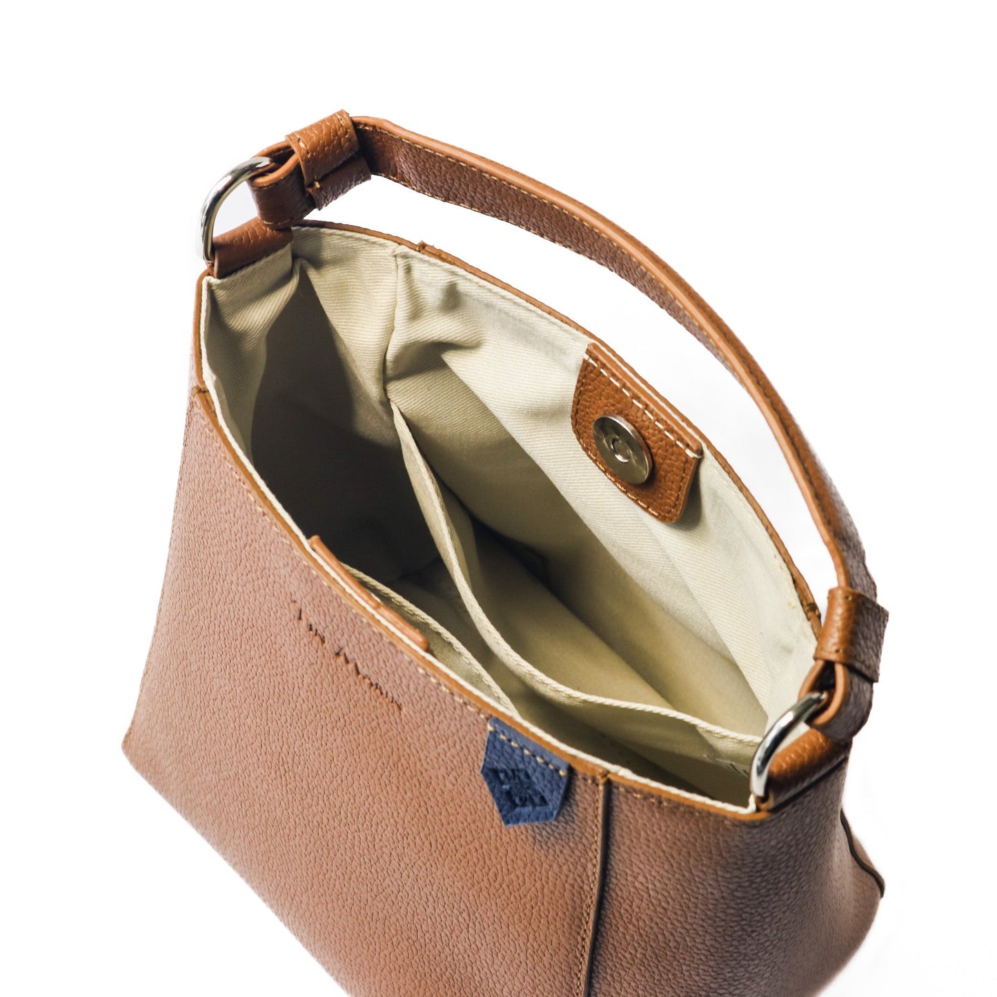 Yaya Leather Durable Bucket Bag Tin Marin