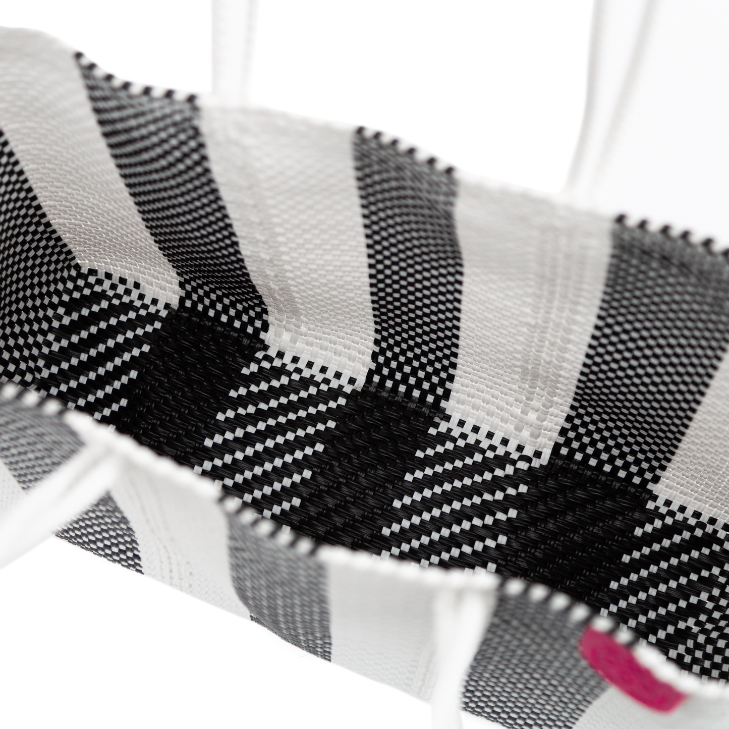 Zebra Woven Water-Resistant Super Tote Bag