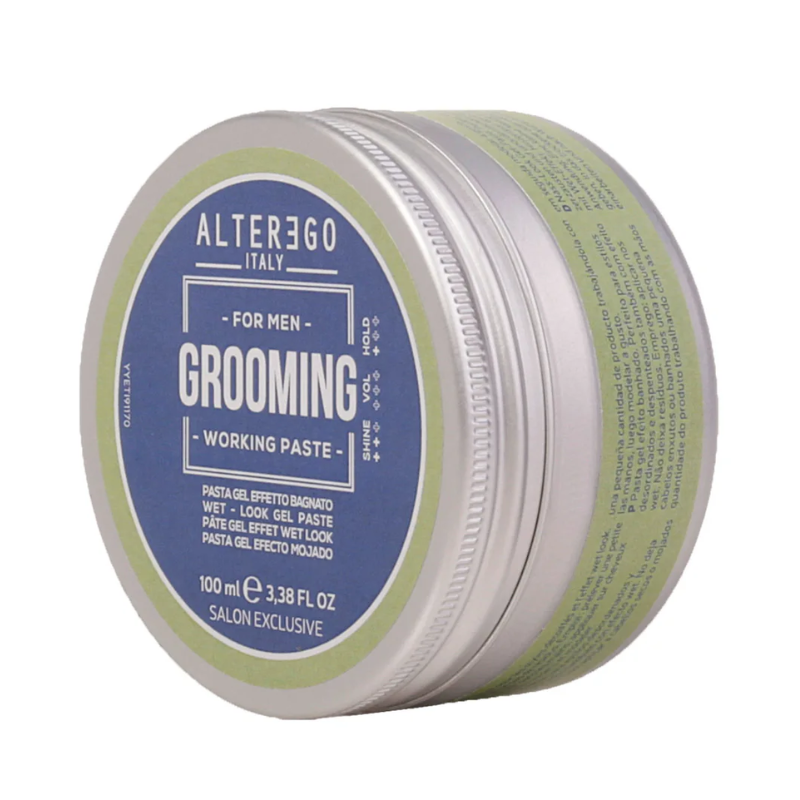 Working Paste Medium-Gloss Hair Gel 3oz Alter Ego Italy