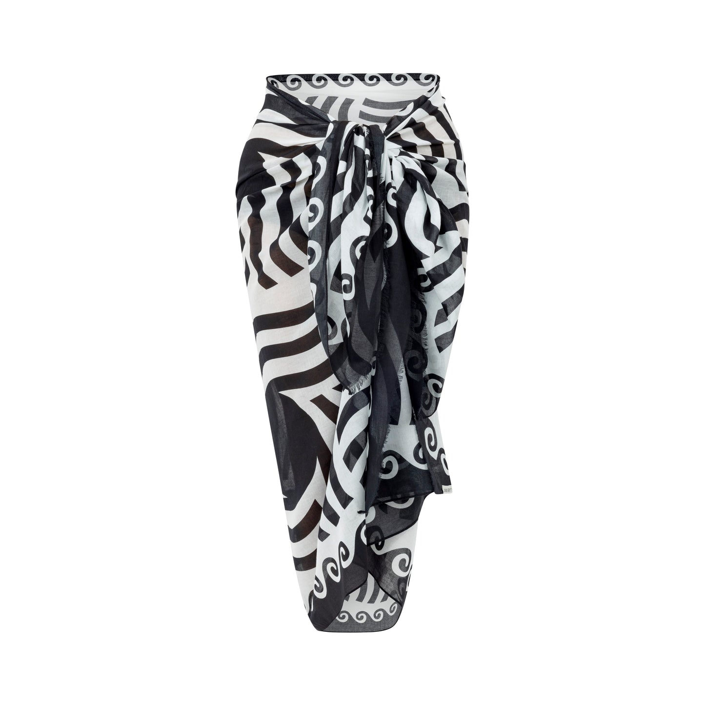 Pareo Midnight Swim Sun Pattern Lightweight Cotton Pareo Ruby Mint
