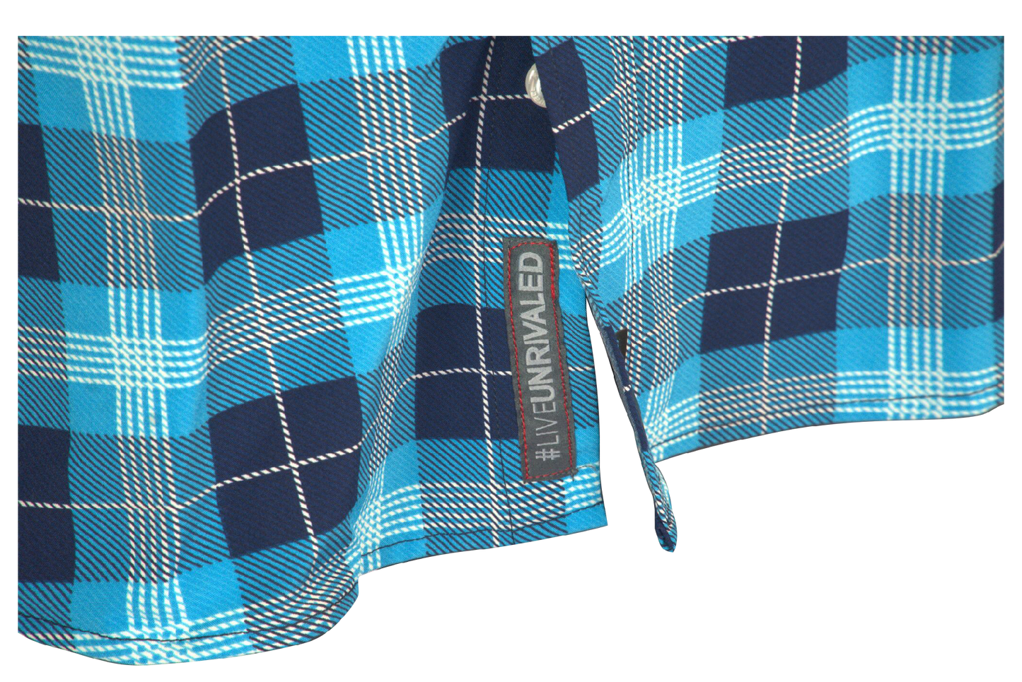 The Titan - Blue Plaid Long Sleeve