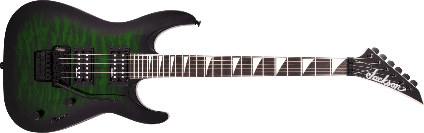 Jackson JS Series Dinky® Arch Top JS32Q DKA Transparent Green Burst -NEW
