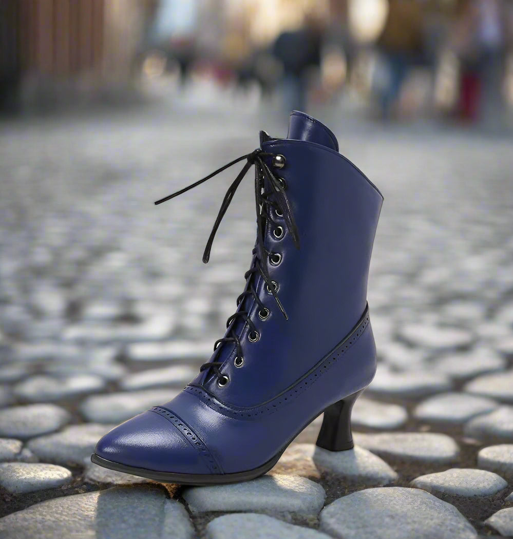 Women’s High Heel Wine Glass Martin Boots British Style Motorcycle Fashion