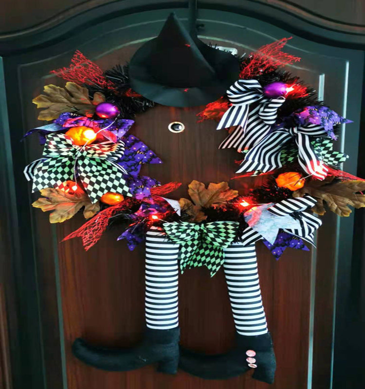 Halloween Door Hanging Wreath Supplies Door Wreath