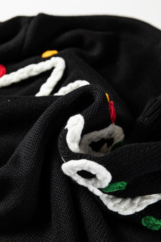 Merry Dot Dolman Sleeve Sweater Soft Knit Sweater