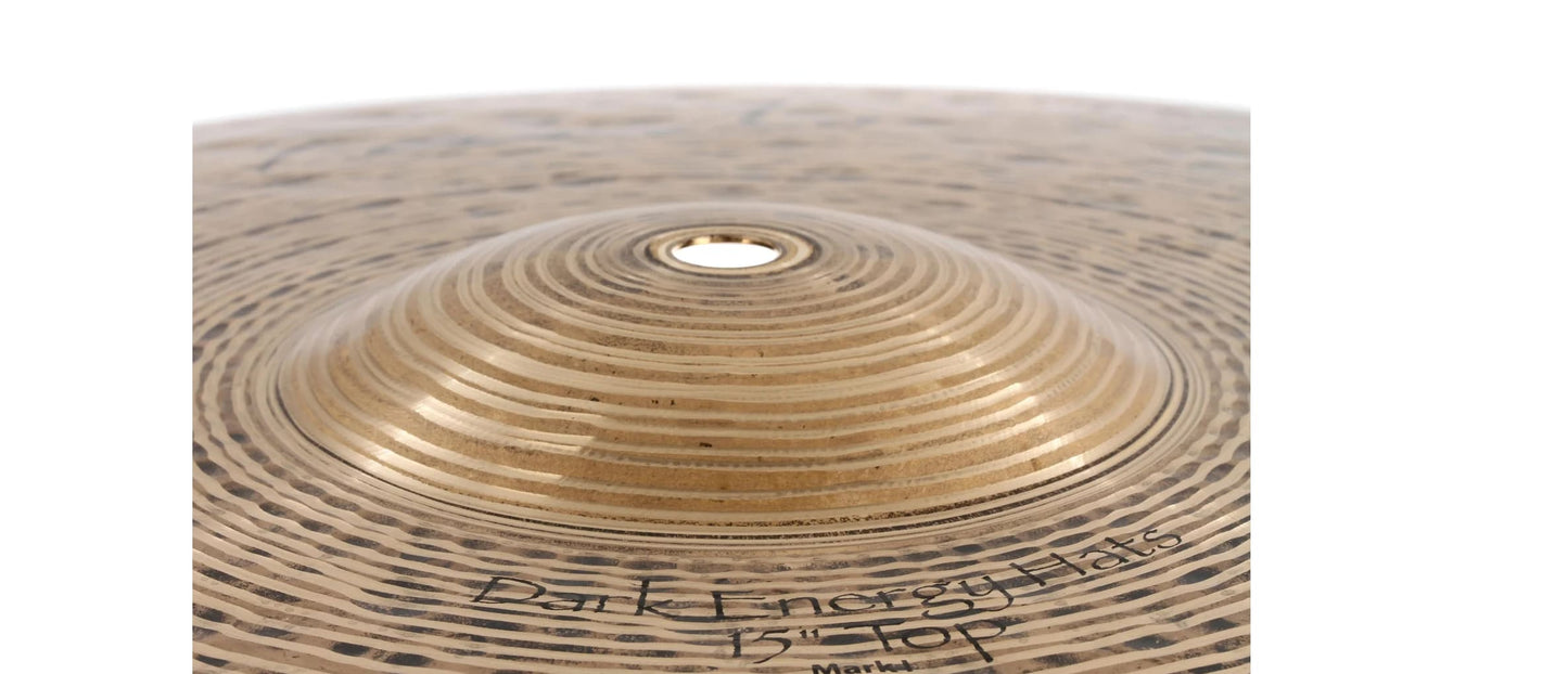Paiste 15 inch Signature Dark Energy Hi-hat Cymbals