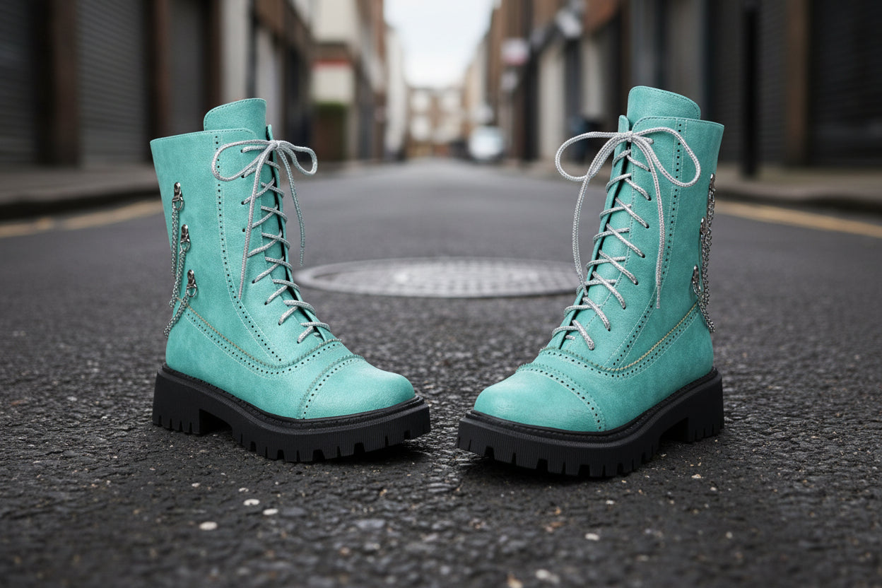 Women’s Chunky Heel Mid-Calf Dr. Style Boots Large Size Fall & Winter Boot