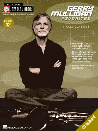 Jazz Play Along Volume 42 Softcover with CD Jazz Play Along Gerry Mulligan